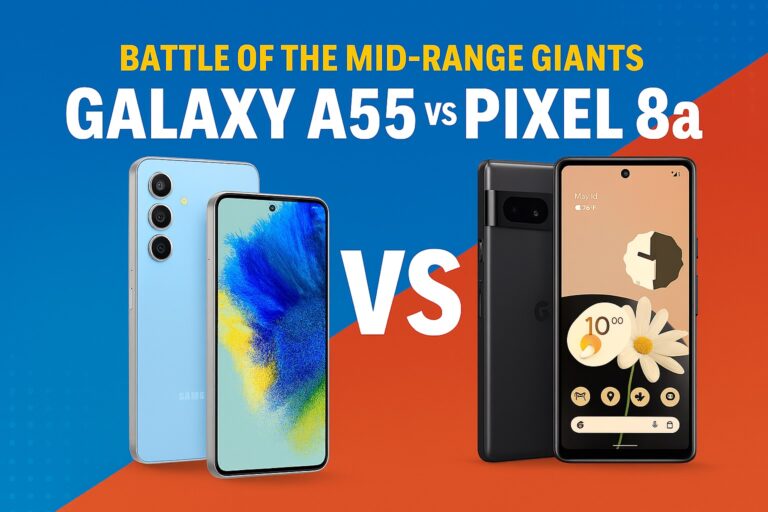 galaxy a55 vs pixel 8a