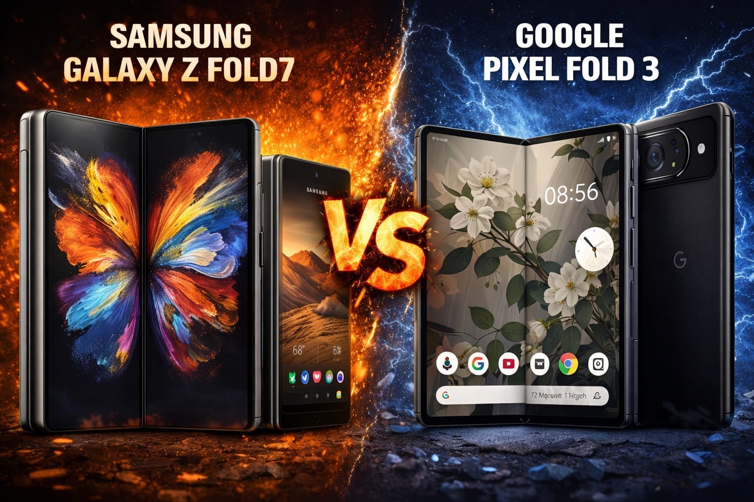 galaxy z fold7 vs pixel fold 3