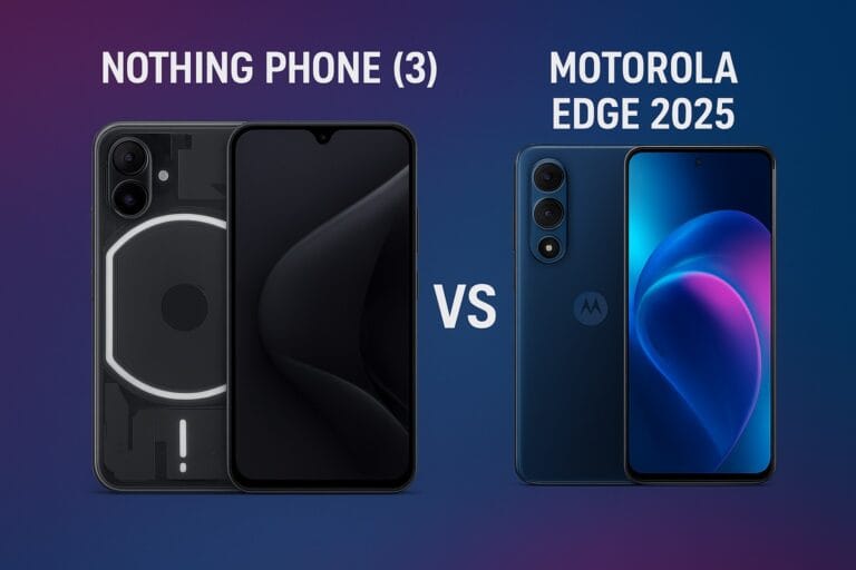 nothing phone (3) vs motorola edge 2025
