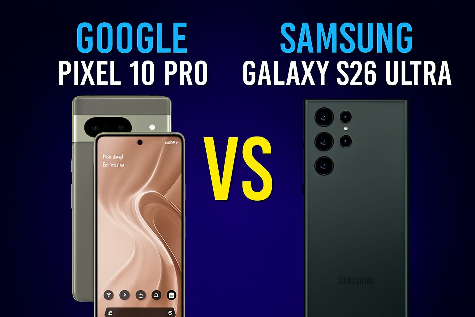 pixel 10 pro vs galaxy s26 ultra