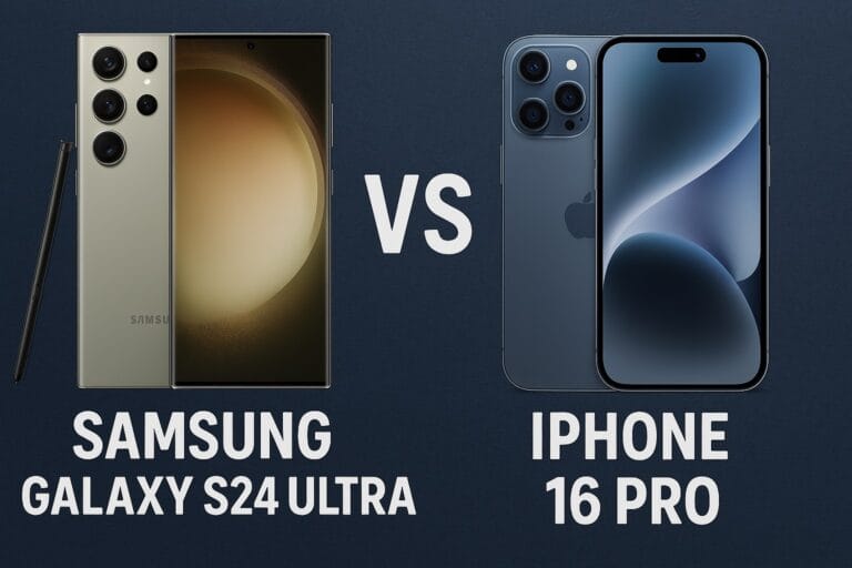 samsung galaxy s24 ultra vs. iphone 16 pro