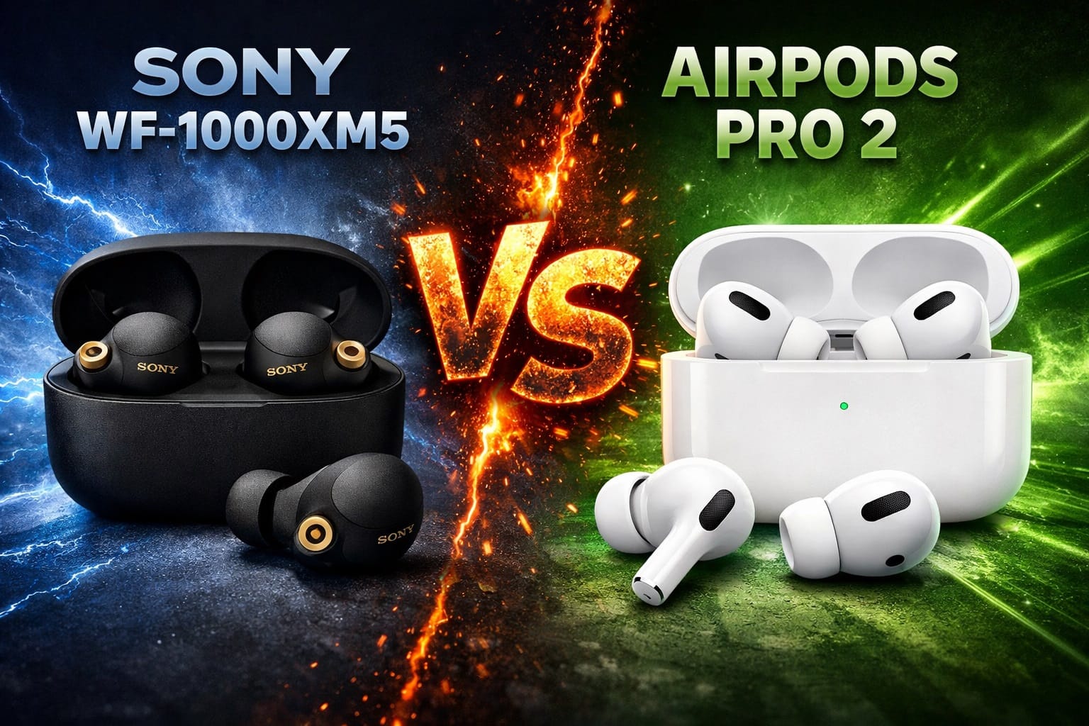 sony wf 1000xm5 vs. airpods pro 2