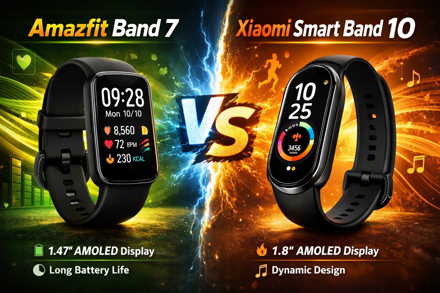 Mid‑Range Fitness War: Amazfit vs Xiaomi