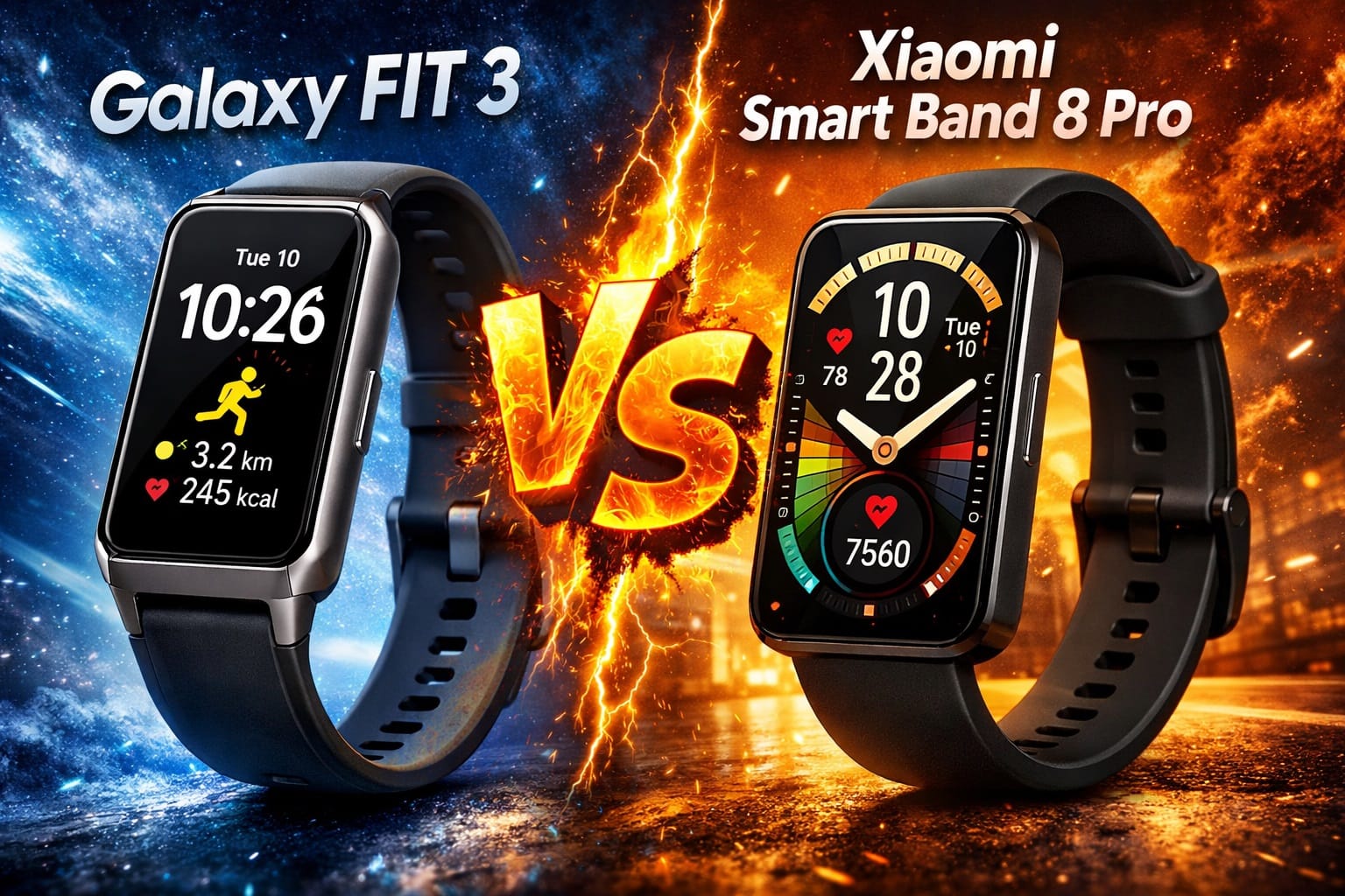 galaxy fit 3 vs xiaomi smart band 8 pro