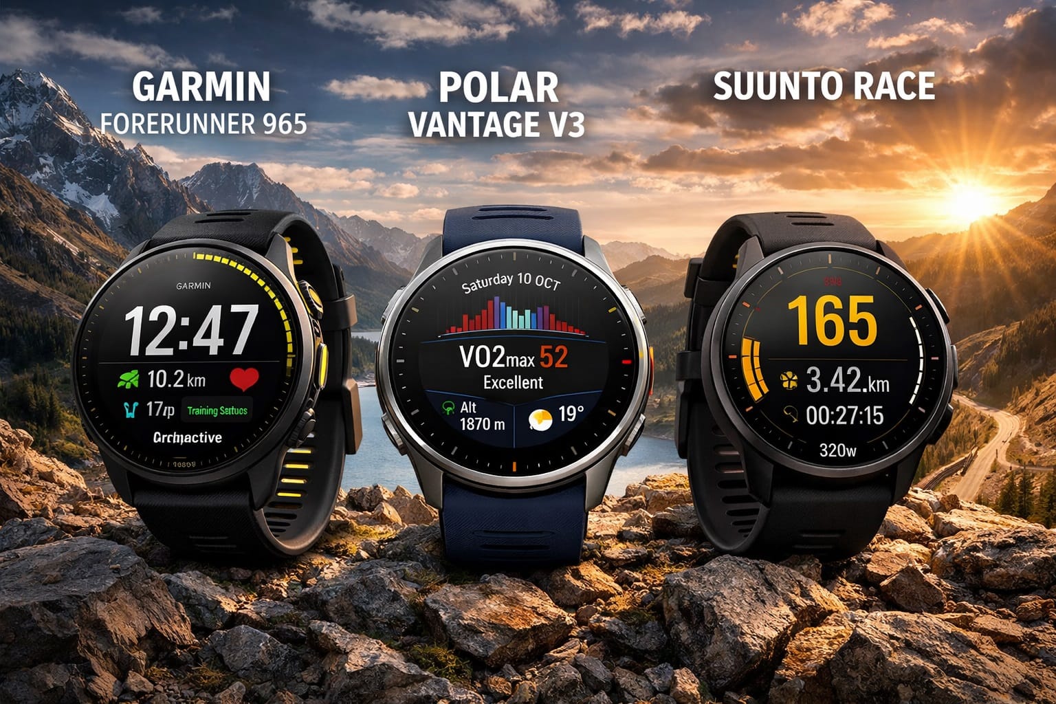 garmin vs. polar vs. suunto
