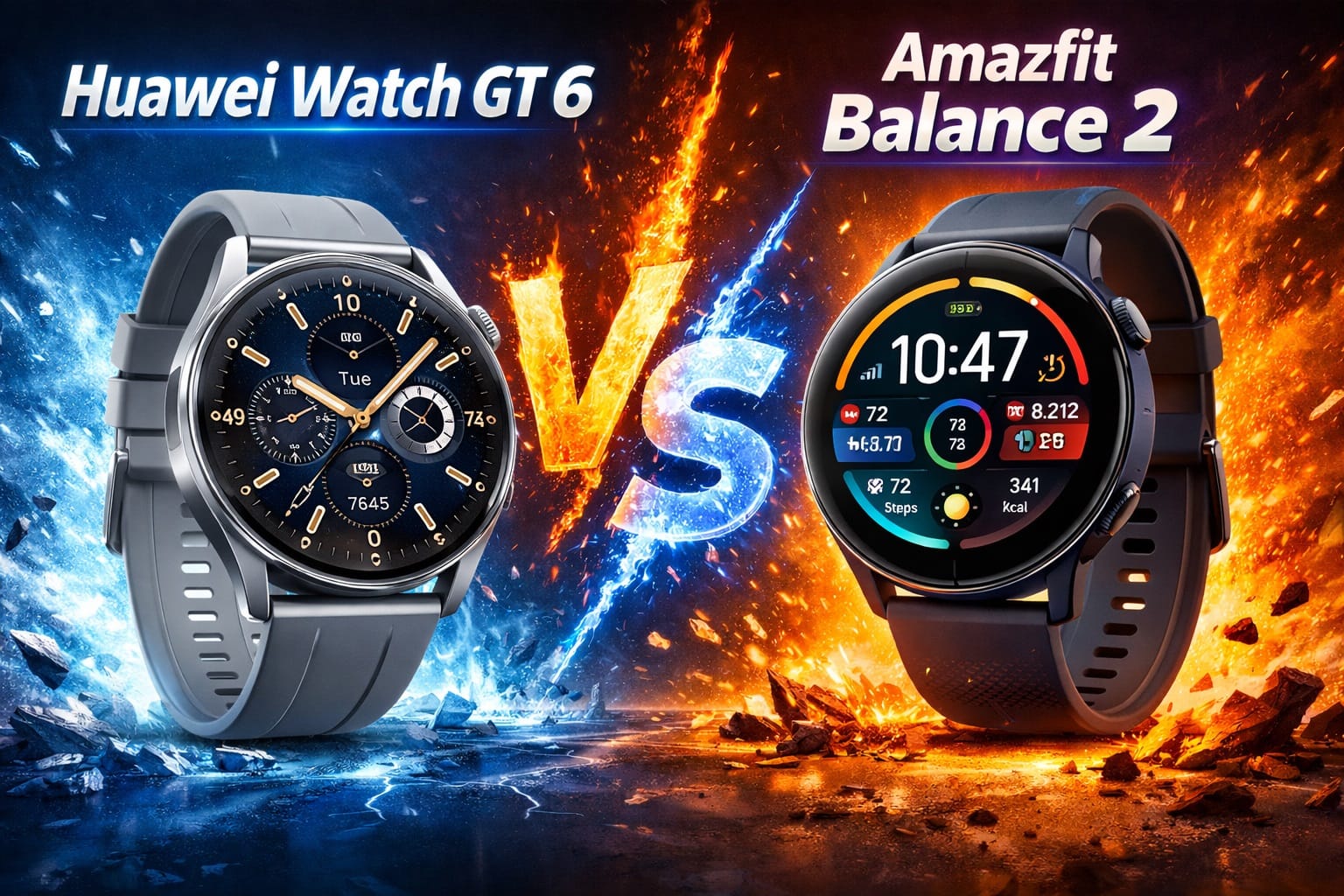 huawei watch gt 6 vs amazfit balance 2