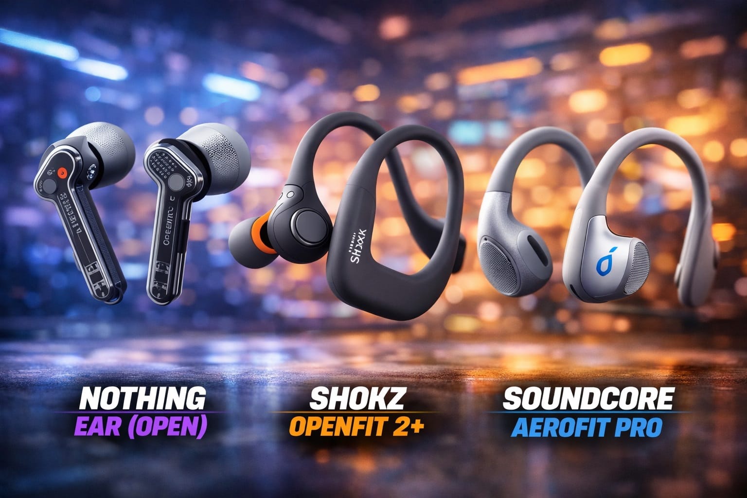 Nothing vs Shokz vs Soundcore: Battle of the Open‑Ear Kings