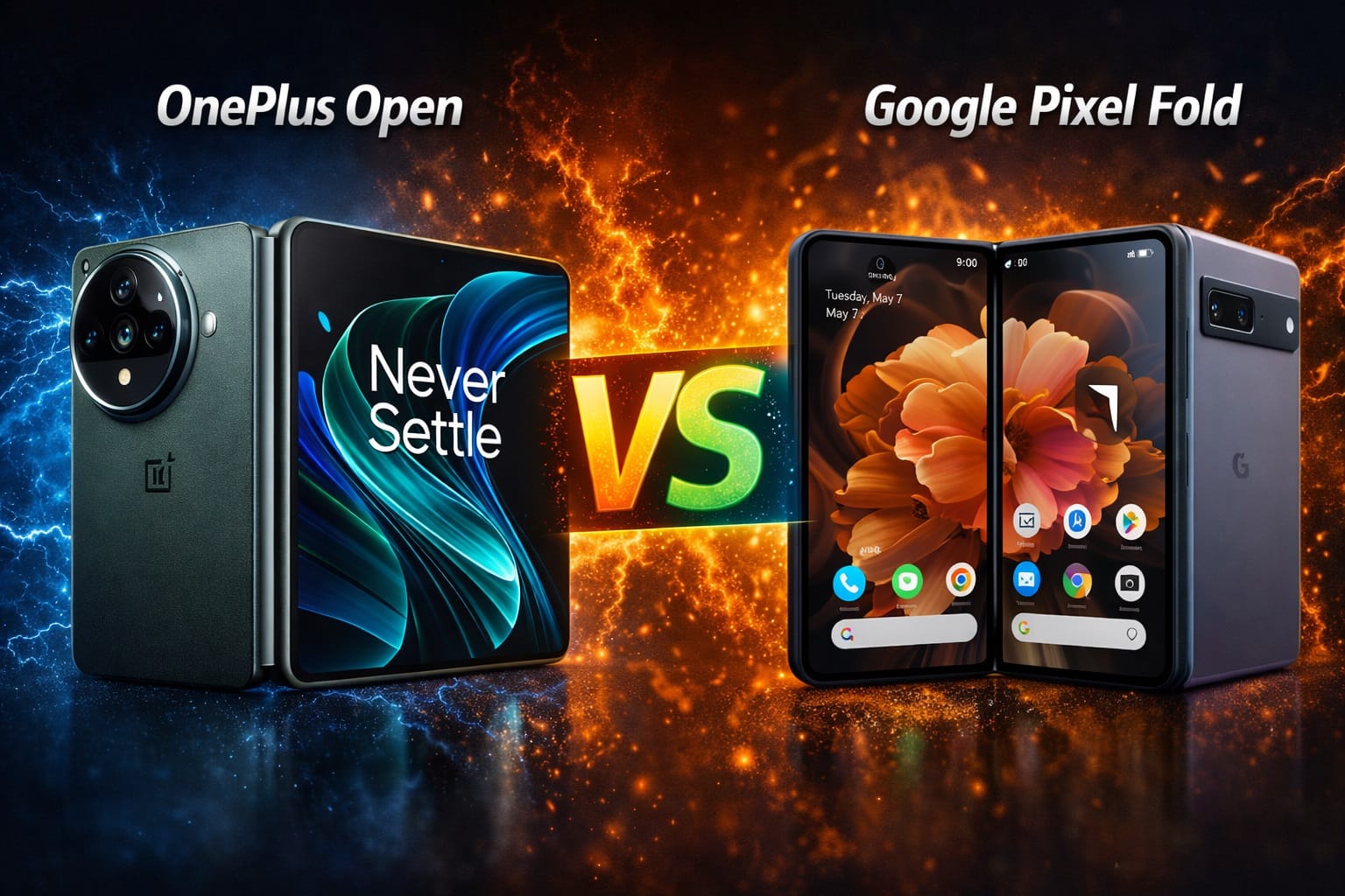 OnePlus Open vs. Google Pixel Fold: Design & Build Quality