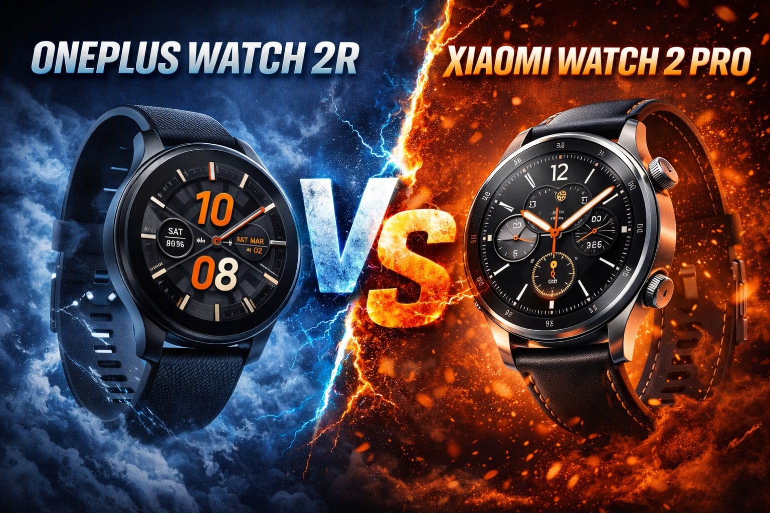 The Wear OS Value Battle: OnePlus Watch 2R vs. Xiaomi Watch 2 Pro