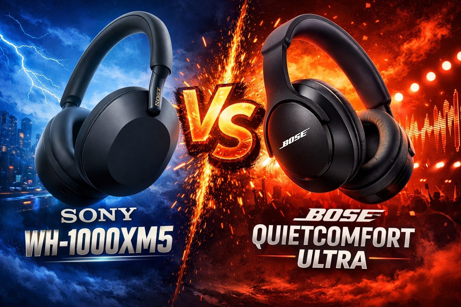 sony wh 1000xm5 vs. bose quietcomfort ultra