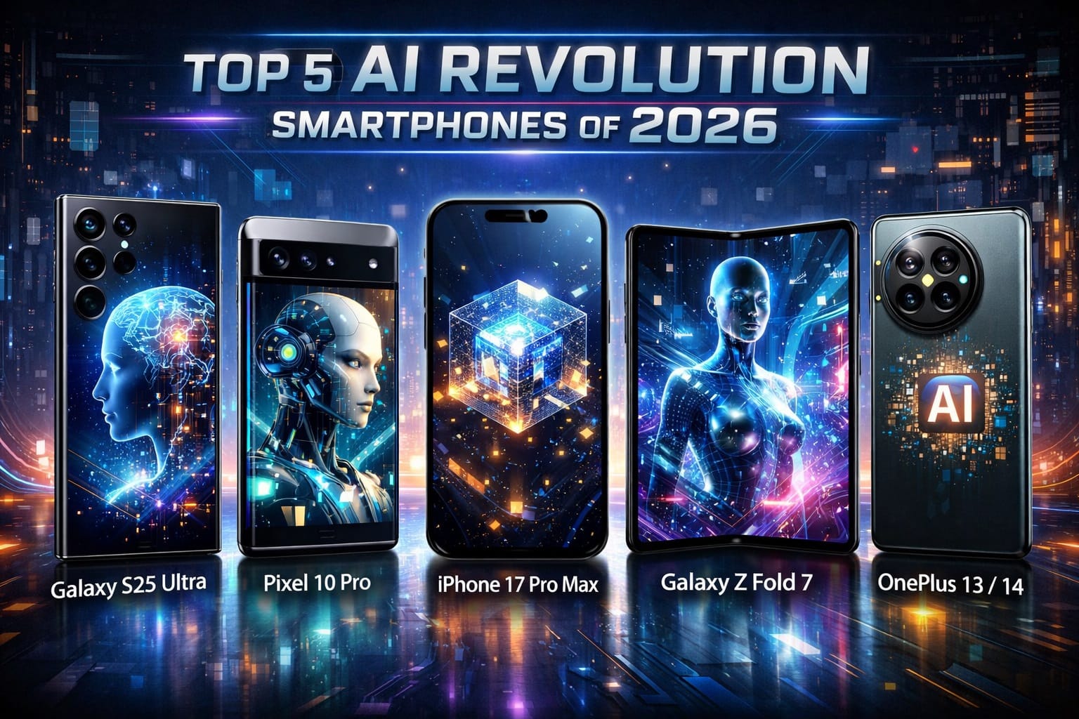 top 5 ai mobile phones