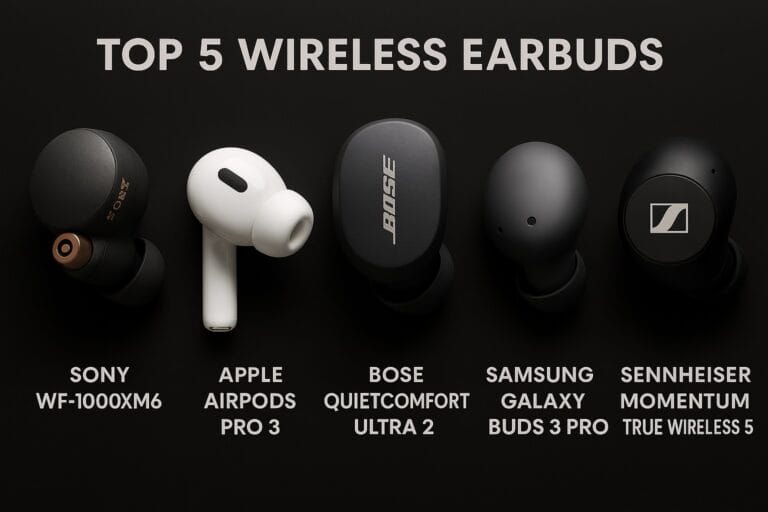 top 5 wireless earbuds