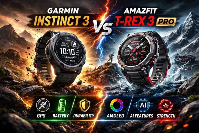 garmin instinct 3 vs. amazfit t rex 3 pro