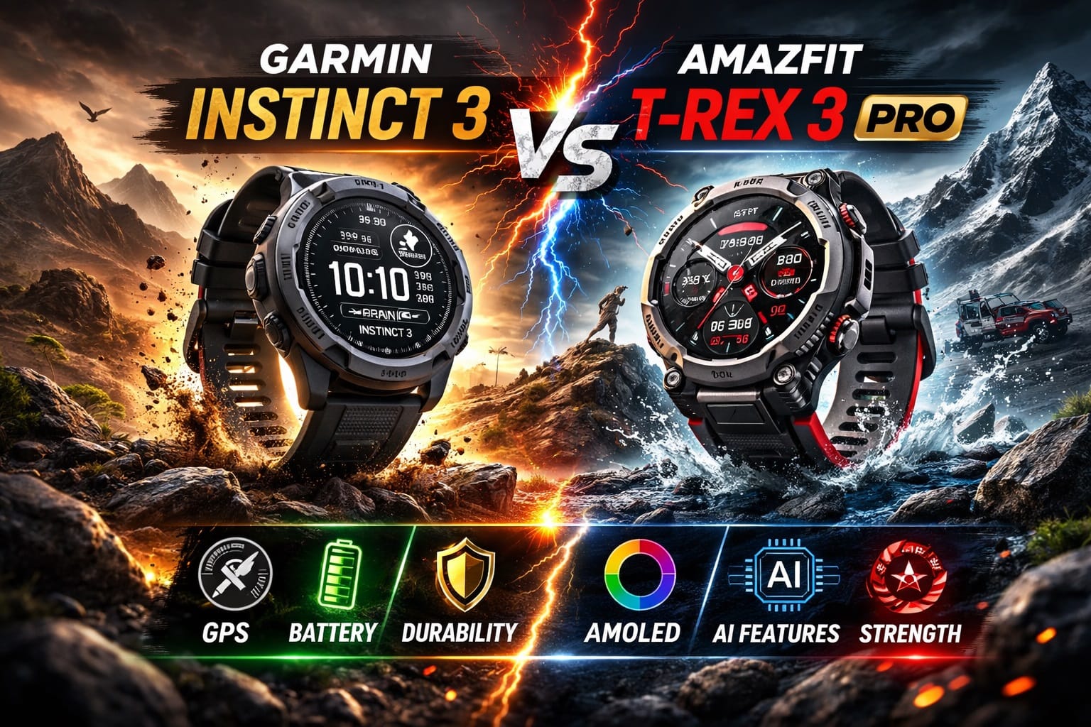 Garmin vs. Amazfit: The Ultimate Choice for Hikers and Explorers