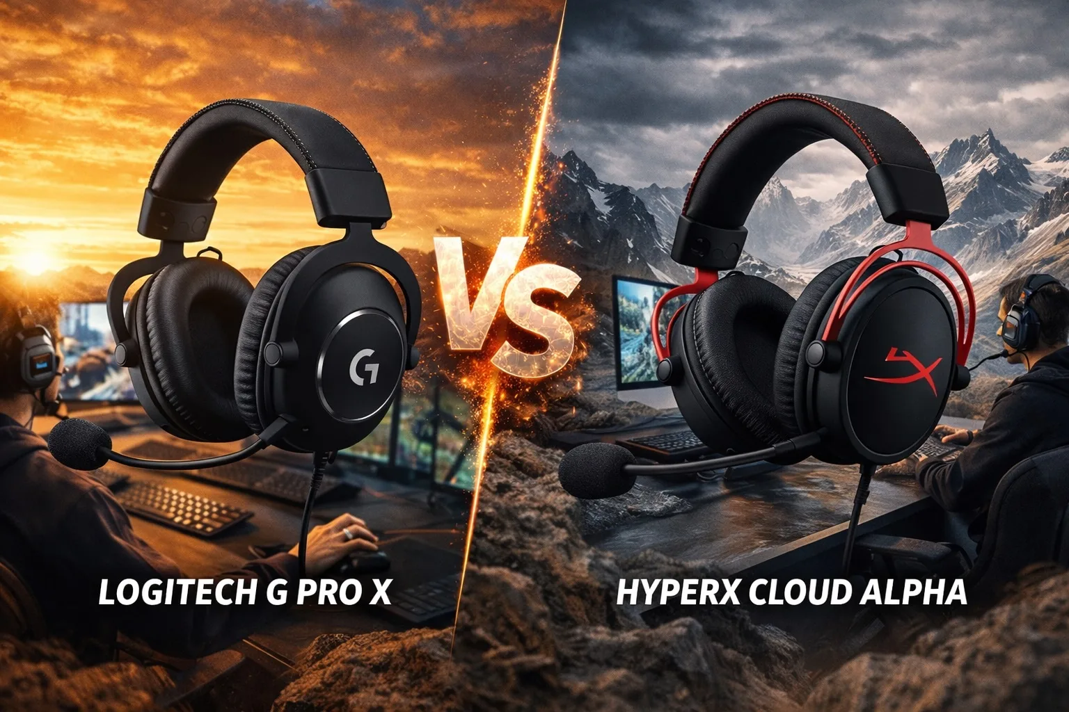 Logitech G PRO X vs. HyperX Cloud Alpha: The Ultimate Headset for Streamers and Competitive Players