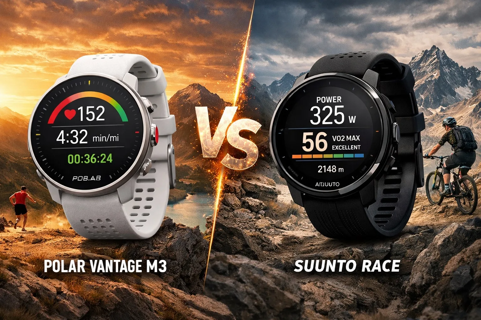 Polar Vantage M3 vs. Suunto Race: The Ultimate Choice for Runners, Cyclists, and Outdoor Explorers