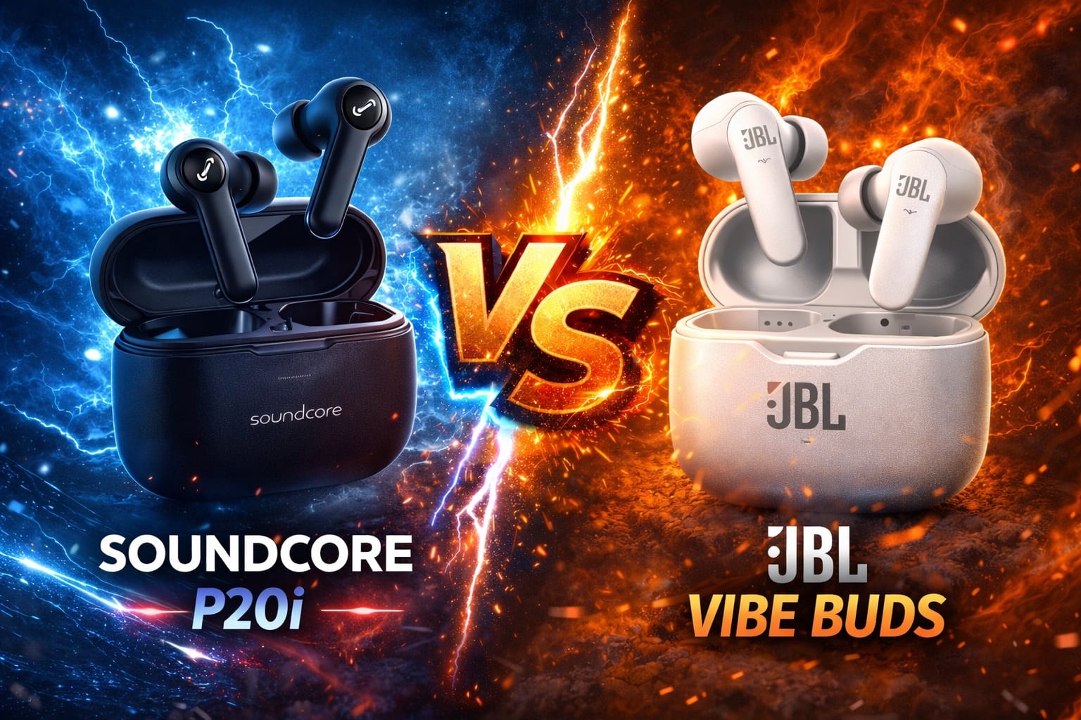 Soundcore P20i vs. JBL Vibe Buds: Budget Earbuds Showdown