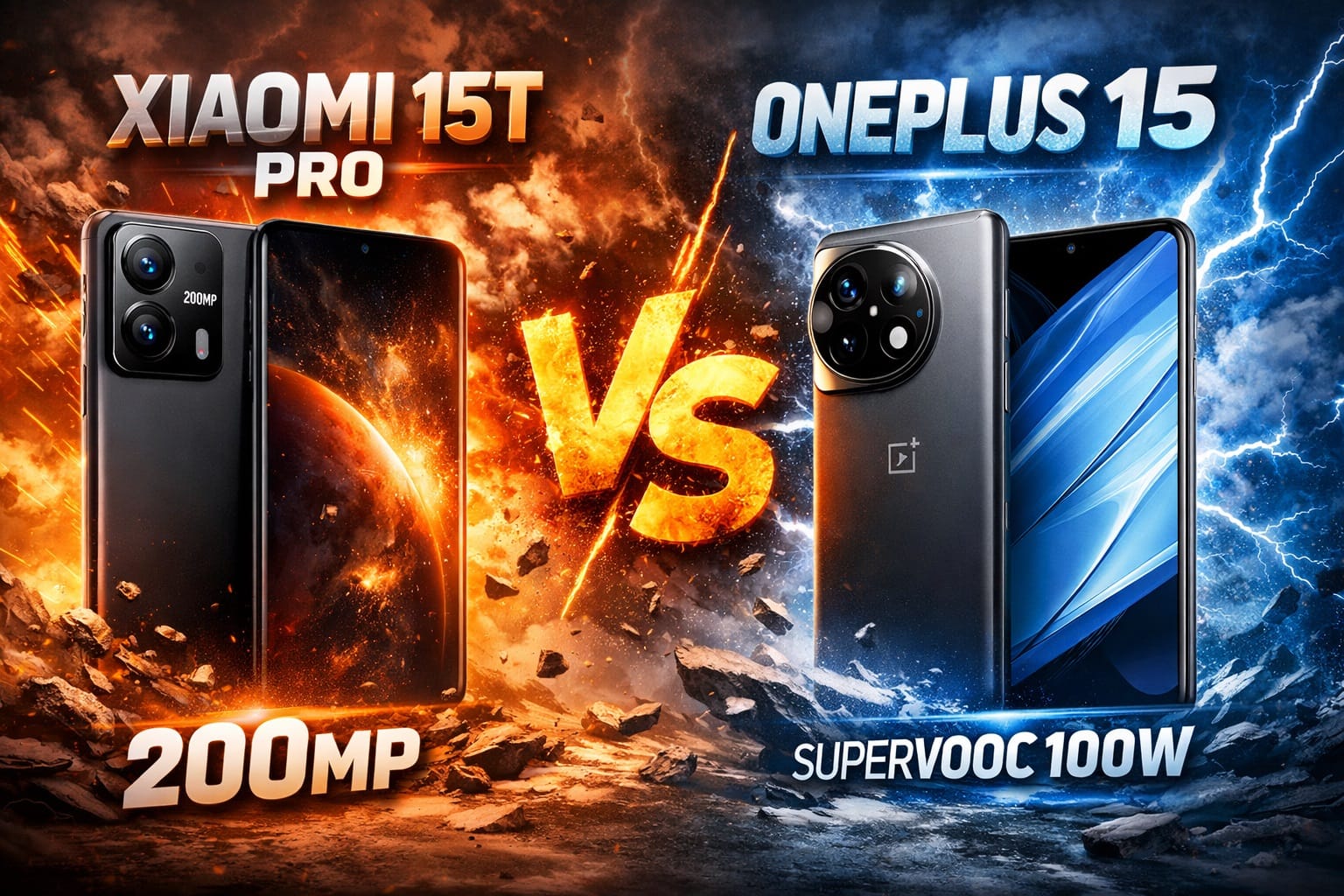Xiaomi 15T Pro vs OnePlus 15: The Ultimate Flagship Face-Off