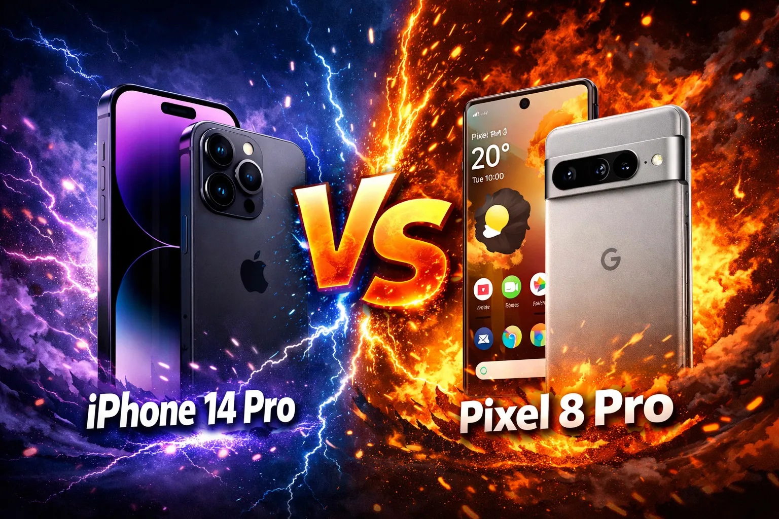 iPhone 14 Pro vs. Pixel 8 Pro: Flagship Showdown
