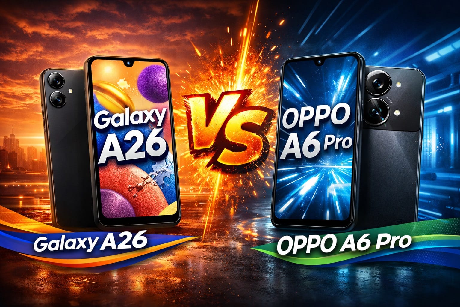 galaxy a26 vs. oppo a6 pro