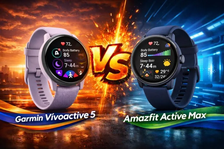 garmin vívoactive 5 vs. amazfit active max