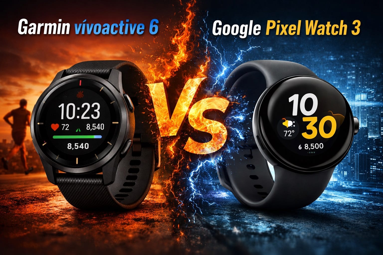 garmin vívoactive 6 vs pixel watch 3