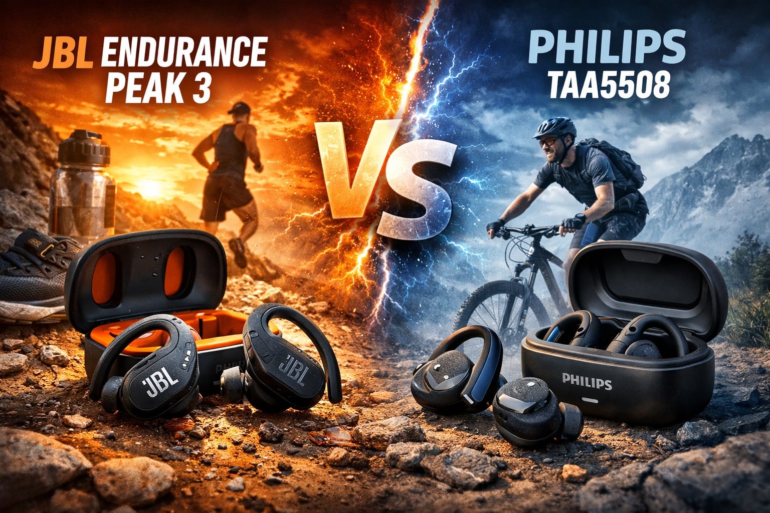 jbl endurance peak 3 vs philips taa5508