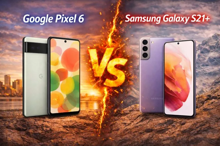 pixel 6 vs. galaxy s21+