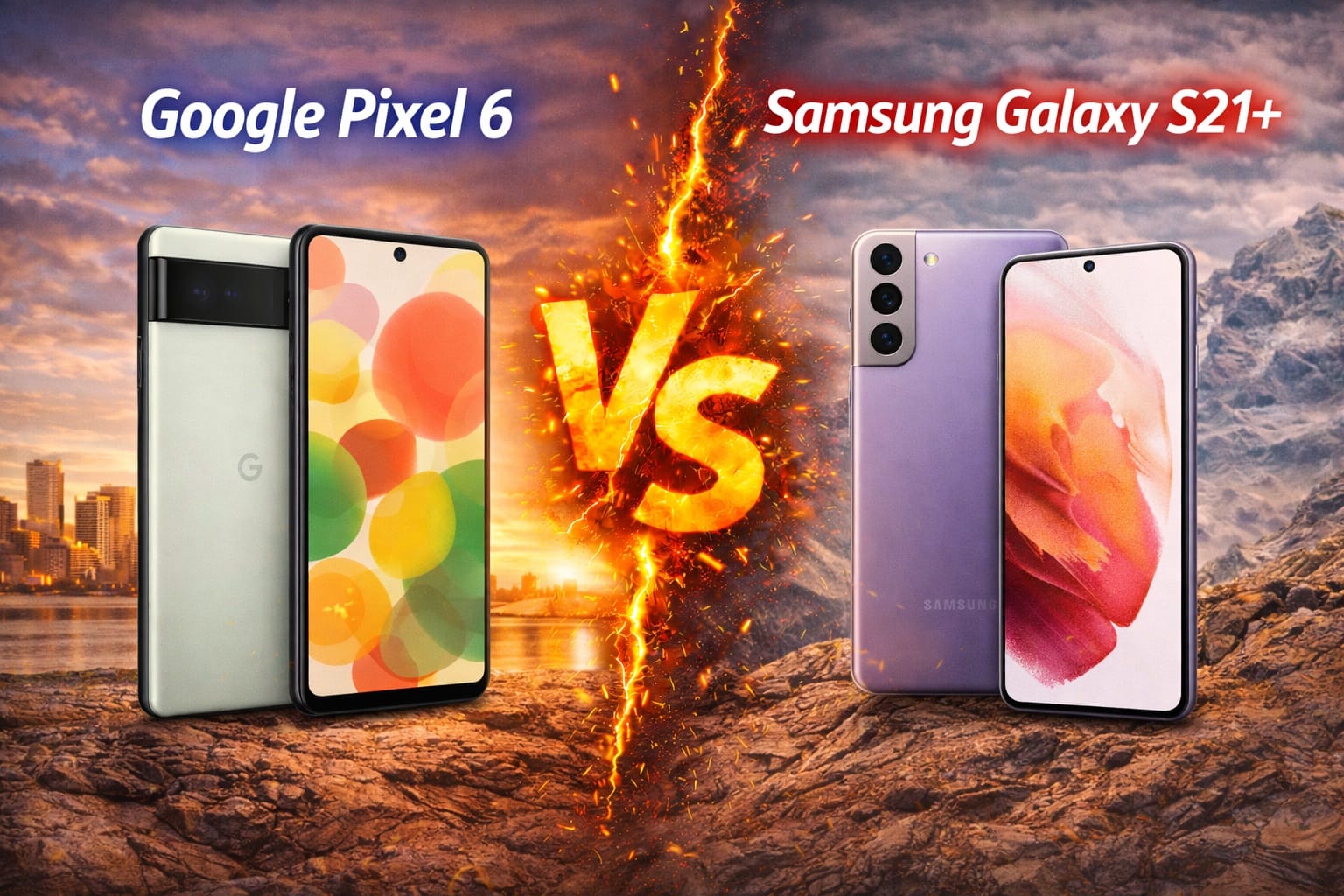 pixel 6 vs. galaxy s21+