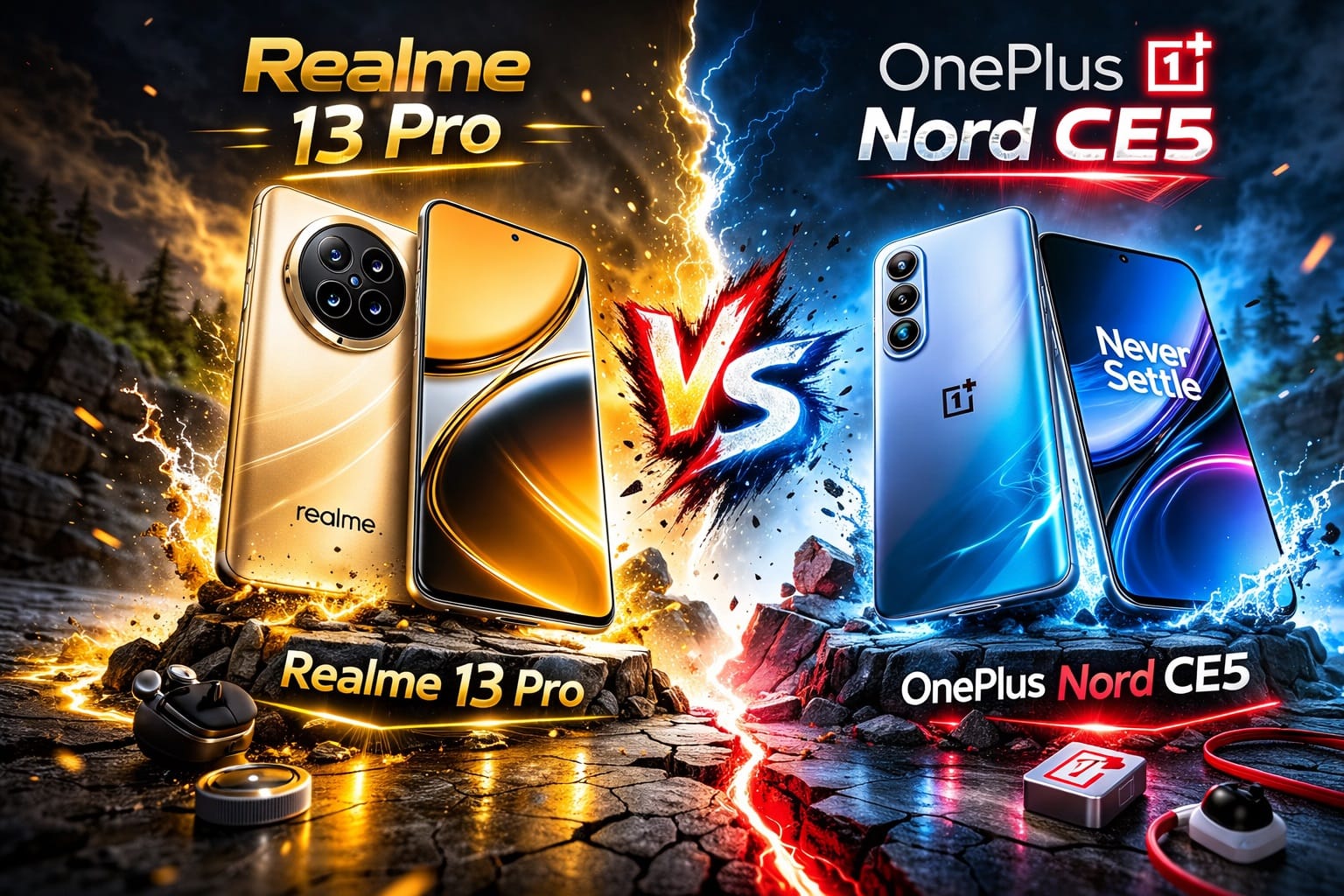realme 13 pro vs oneplus nord ce5